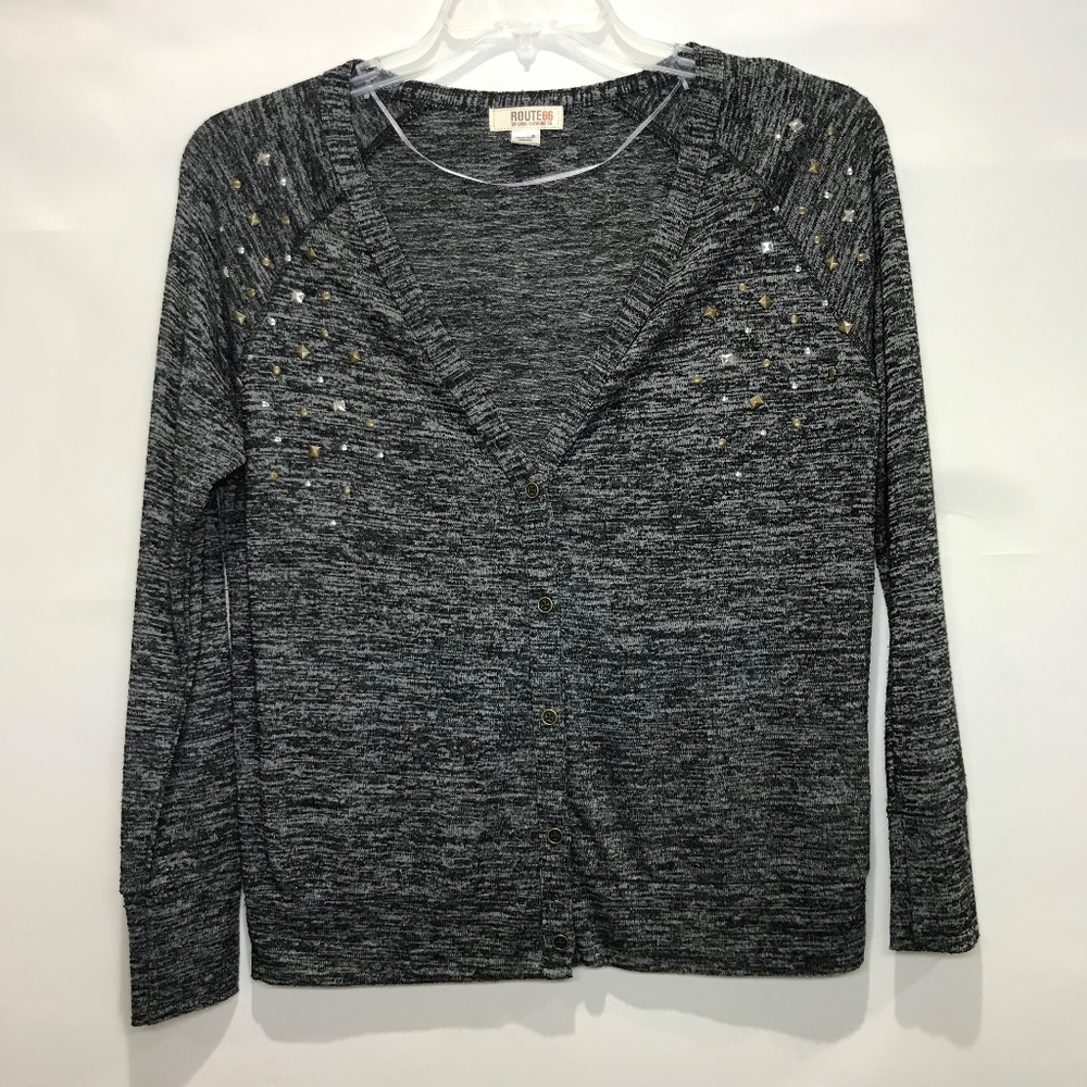 Route 66 Long Sleeve Cardigan Sweater M